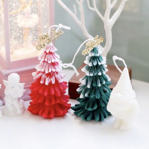 Christmas Tree Candle D 2colors クリスマスツリー ハンドメイド アロマ キャンドル オブジェ 韓国 雑貨 Tokki Maeul トッキマウル 韓国雑貨通販サイト