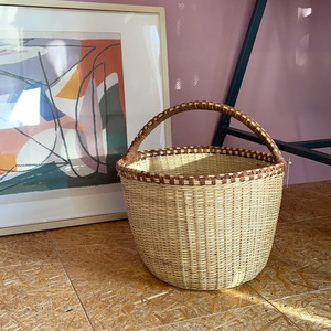 アチョリバスケットかご 収納 カゴ インテリアバスケット Yay Design Household Goods