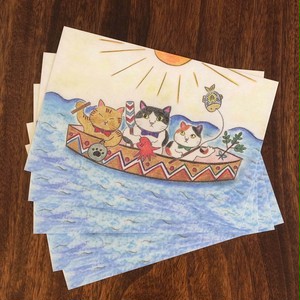 送料無料!5枚組 海猫商店オリジナルポストカード『ハーレー三兄弟』 送料無料!5枚組 海猫商店オリジナルポストカード『ハーレー三兄弟』