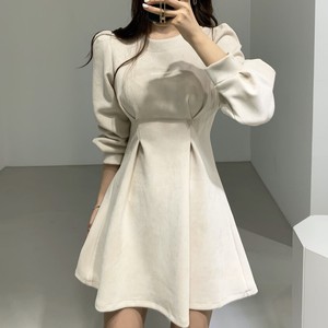 ラウンドネックベルベットワンピース N N ナナ