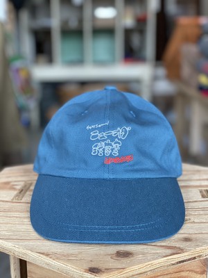 ニューオダ理容室 LOGO CAP OLD BLUE ニューオダ理容室 LOGO CAP OLD BLUE