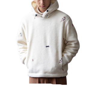 メンズ もこもこパーカー 猫の刺繍 メンズ セレクトショップ Taeyangday Shop テヤンデイショップ