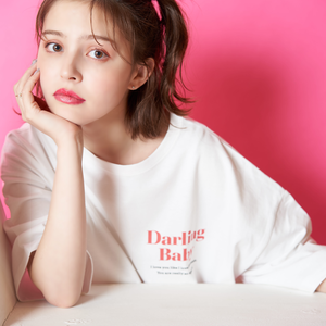 加藤ナナ着用モデル Darling Baby Logo Tee D1130 Darlingbaby