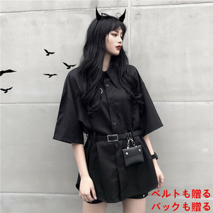 ワンピース ストリート系五分袖poloネックワンピース Ipopmall ド定番から最新のものまで網羅 ストリート系 ファッション専門店