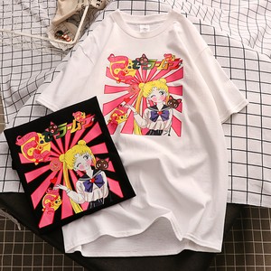 No 3 人気商品 トップス 日系bfゆったりoversize美少女戦士セーラームーンｔシャツ ファッションプチプラ通販のxacart 代 30代に話題のトレンドファッション通販