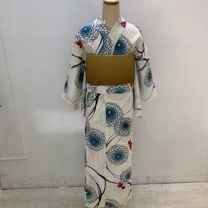 新品 浴衣 単品 フリーサイズ 24 変わり織り 綿 Tokyo135