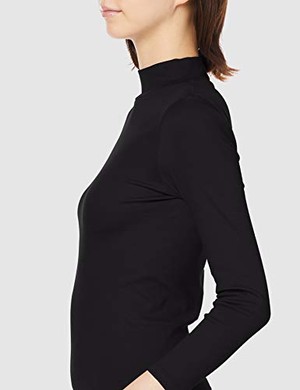 Jpcs ビー ブイ ディ レディース 10分袖ハイネックシャツ 綿暖 中厚地 綿100 レディース Bk 日本 M 日本サイズm相当 Az Japan Classic Store