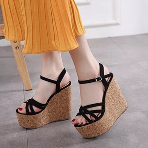 ウェッジコルク ヒールサンダル 2color Juice