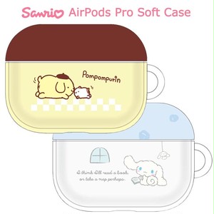 メール便 送料無料 Airpods Pro サンリオ エアーポッズ プロ ケース ソフトケース ソフト カバー クリア ケース クリアケース ポムポムプリン シナモロール エアーポッズプロ イヤホン Airpodsproケース Air Pods 収納ケース ワイヤレスイヤホン 保護カバー 保護 S Gd