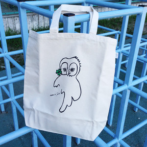 モモMサトウ キャンパストートバッグ（ナチュラル）