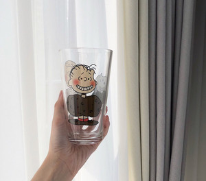 Snoopy Printing Glass Cup 450ml スヌーピー チャーリー３面 コップ ストローセット韓国 北欧 Tokki Maeul トッキマウル 韓国雑貨通販サイト