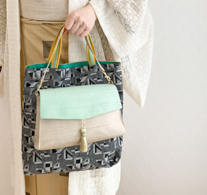 ちょっとしたお粧しバッグ 淡萌黄 吉春吉