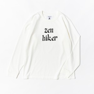 TACOMA FUJI RECORDS ZEN HIKER designed by Jerry UKAI WHITE L/S TACOMA FUJI RECORDS ZEN HIKER designed by Jerry UKAI WHITE L/S