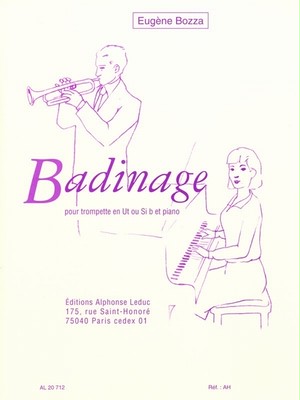ボザ：Badinage/トランペット・ピアノ
