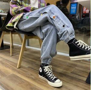 韓国メンズファッション Bw035 お洒落 ジーンズ ジーパン カジュアル ルーズ パンツ ヒップホップ 韓国メンズ服 流行プチプラ韓国メンズファッション新作通販 Buy The World