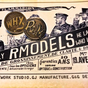 WHY? / R&M BRASS PINS WHY? / R&M BRASS PINS