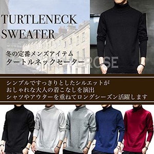 Jpcs Sun Brose サン ブローゼ メンズ 春 タートルネック セーター 長袖 ニット コットン 素材 Az Japan Classic Store