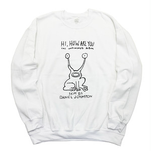 レディース モデル Nirvana ニルバーナ カートコバーン The Devil And Daniel Johnston 裏起毛 スウェット トレーナー バンドtシャツ Nirvana Sweat Danielw Oguoy Destroy It Create It Share It