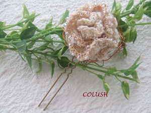 シルクリネンのかんざし