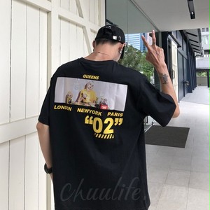 メンズファッション 欧米レトロストリート系海外トレンド肖像柄プリントファッションメンズｔシャツ Chuulife Com かっこかわいいストリート系を楽しもう