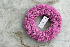 Statice Wreath Pink 02 | スターチスリース