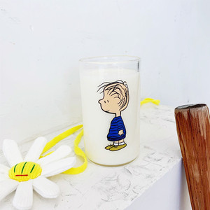 Snoopy Friends Glass Cup 300ml 5types スヌーピー ピーナッツ コップ 韓国 北欧 Tokki Maeul トッキマウル 韓国雑貨通販サイト
