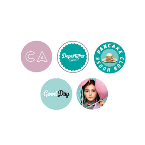 Departures LIVE 缶バッジ5個セット Departures LIVE 缶バッジ5個セット