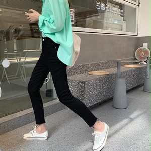 オルチャンファッション 韓国レディースファッション Ah0263 カットオフ スキニー デニム 人気プチプラレディース韓国ファッション 新作通販 Aliceholly アリスホーリー