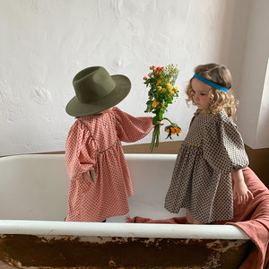 即納 ルーズシルエットワンピース Aw 秋冬 韓国子供服 子供服のmurababy