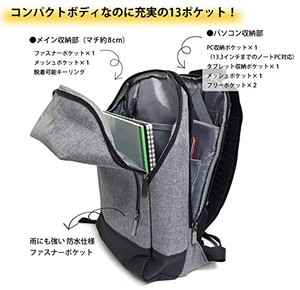 Jpcs Smart Traveler ビジネス リュック メンズ 小型 ミニ 通勤 Pcリュック ビジネスバッグ バックパック 薄型 コンパクト Az Japan Classic Store