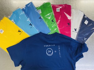 ご縁の杜member★Tシャツ「やる気スイッチON!」 ご縁の杜member★Tシャツ「やる気スイッチON!」