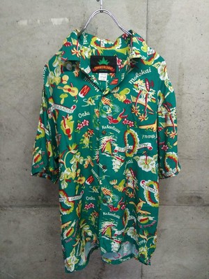 vintage pineapple juice/アロハシャツ M HAWAII製