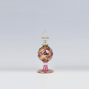 エジプトガラス ピンクゴールド アース型 香水瓶 横浜セラミーチェ 季節のテーブル 器百選