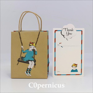 メッセージカード 紙袋 ギフト袋 Web限定価格 女の子ブランコ 浜松雑貨屋 C0pernicus 便箋 紙袋レターセット C0pernicus コペルニクス 浜松雑貨屋