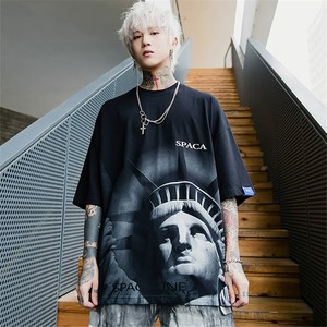 トップス プリント半袖韓国ストリート系ファッションtシャツ Momosale ド定番から最新のものまで網羅 ストリート系 ファッション専門店