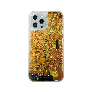 Artify Iphone 12 Pro Max グリッターケース クリムト 生命の樹 ゴールド Aj Klimt World