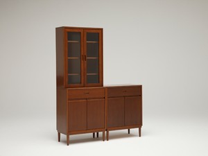 カリモク60 キャビネット ガラストップキャビネット Apartment Online Store