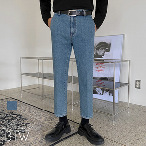 韓国メンズファッション Bw780 メンズ ウォッシュデニム パンツ クロップドジーンズ ストリート カジュアル 韓国メンズ服 流行プチプラ韓国 メンズファッション新作通販 Buy The World