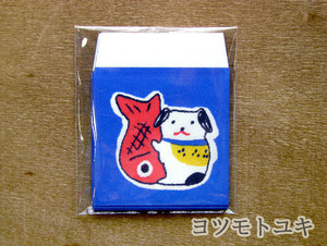 たね袋 鯛狆 4枚入り ヨツモトユキ 金星灯百貨店オンラインストア アトリエショップ