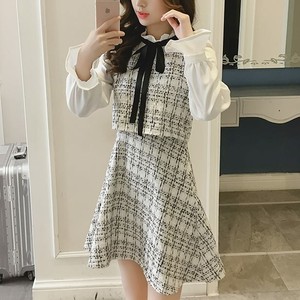 国際ブランド ワンピース レディース 春 ブラウス コンビ ツイード ホワイト M8 21年春夏再入荷 Pascamat Unsil Ac Id