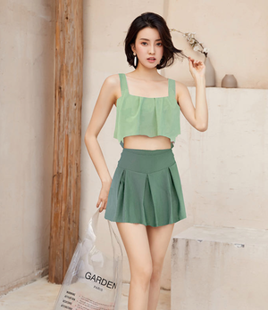 セットアップ水着 可愛い フリル感 And It Official