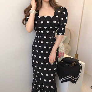 予約 メロウハートモノトーンワンピース Mapretty