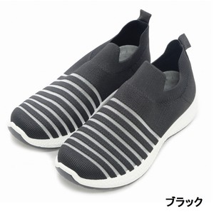 3036 ブラック ネイビー ニットスニーカー レディース チュール Moda Ladian