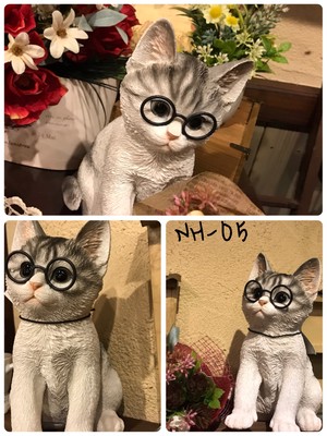 猫ちゃんオブジェ（キャットオーナメント　）