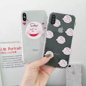 即納商品 送料無料 透明 イラスト キャラクター Iphoneケース スマホケース Selectshop Aya