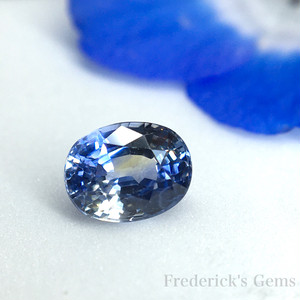 冷たいブリリアンスと春らしい青 1ct Up 希少石 天然 バイカラーサファイア Frederick S Gems Jewelry