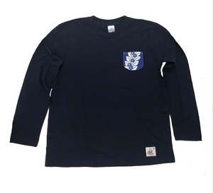 Noweee ロングTシャツ バックプリント ネイビー メンズ