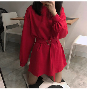 シンプルウエストマークワンピース 韓国レディースファッション通販 Krex ケーレックス