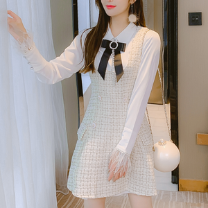 量産型ブローチ付きツイードワンピ Sugardrug シュガードラッグ 量産型系セレクトショップ通販