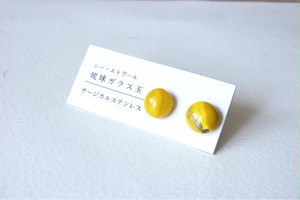 【 ピアス 】琉球ガラス玉のサージカルステンレスピアス 【 ピアス 】琉球ガラス玉のサージカルステンレスピアス